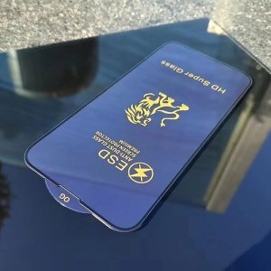 Folie Sticla securizata Flippy® compatibila cu Xiaomi 12T Pro F Sticla ESD, Top Glass, Anti-static, Negru - Img 3