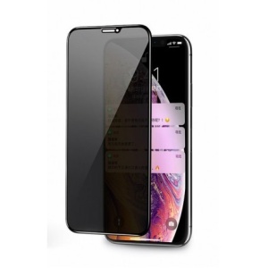 Folie sticla securizata Flippy compatibila cu Samsung S23 Ultra, Full Glue, Privacy, Negru - Img 1