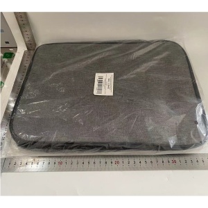 Geanta Flippy pentru Depozitare Acte si Documente, Facturi, Carduri, cu Cod de Securitate, 3 Compartimente, Impermeabila, 37 x 10.5 x 27 cm, Gri - Img 3