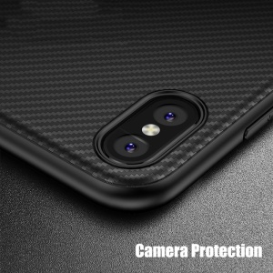 Husa Apple iPhone X IPAKY Carbon Fiber Negru - Img 5