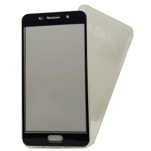 Husa de protectie Flippy® pentru Samsung A7 2016 Full Tpu 360 V2 Transparent cu margini negre - Img 2