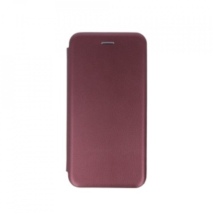 Husa de protectie Flippy compatibila cu Apple iPhone 13 Pro Magnet Book Case Bordo - Img 1