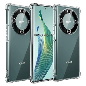 Husa de Protectie, Flippy, Compatibila cu Honor Magic 5 Pro, TPU Antisoc, Protectie Colturi, 1.5 mm Transparent - Img 2