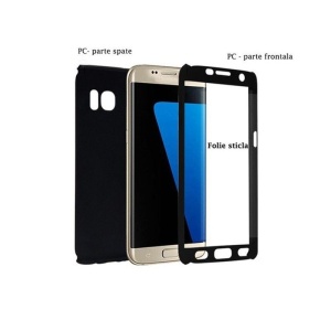 Husa de protectie Flippy compatibila cu Huawei Mate 10 Lite Full Cover 360 Negru + Folie de protectie - Img 3