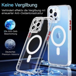 Husa de Protectie, Flippy, pentru Apple iPhone 16 Pro, MagSafe, TPU, Antisoc, Rezistenta la Impact, Protectie Camera, Transparent - Img 6