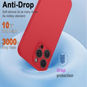 Husa de Protectie, Flippy, pentru Oppo Reno 11 F, Liquid Silicone, cu Microfibra pe Interior, Protectie Antisoc, Compatibil Incarcare Wireless, Rosu - Img 6