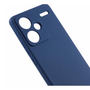 Husa de Protectie, Flippy, pentru Xiaomi Redmi Note 13 Pro Plus 5G, Liquid Silicone, cu Microfibra pe Interior, Protectie Antisoc, Compatibil Incarcare Wireless, Albastru - Img 5