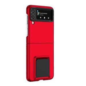 Husa de protectie Flippy, Pliere Tridimensionala, Multifunctionala, PC, pentru Samsung Galaxy Z Flip 5 , Rosu - Img 1