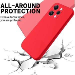 Husa de Protectie Matte TPU, Flippy, pentru Xiaomi Redmi 12, Protectie Camera, Antisoc, Antizgariere, Antialunecare, Acoperire Completa, Rosu - Img 4