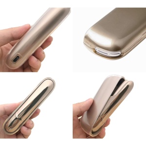 Husa Flippy pentru IQOS 3.0 DUO, de Protectie, Anti Soc si Zgarieturi, din Plastic, 12 x 4.5 cm, Negru Transparent - Img 2