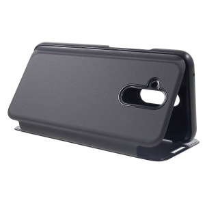 Husa Huawei Mate 20 Lite Flip Cover Oglinda Negru - Img 4