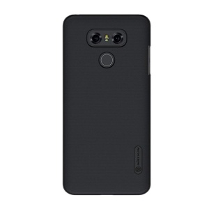 Husa LG G4 Stylus Nillkin Frosted Shield Negru + Folie de protectie