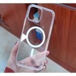 Husa Magsafe Acrylic two-in-one large hole magnetic shell pentru IP13 PRO 6.1 Transparenta - Img 12