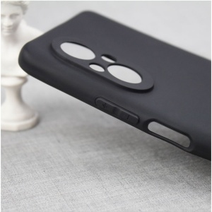 Husa Matte TPU pentru Huawei NOVA 9 SE, Flippy, Silicon Slim, Protectie Antisoc, Negru - Img 3