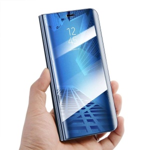 Husa Oppo A5 2020/A9 2020 Flip Cover Oglinda Albastru - Img 2