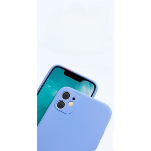 Husa pentru Apple iPhone 14 Pro Max Flippy, Liquid Silicone, cu Microfibra pe interior, Protectie Antisoc, Lilac Purple( Mov) - Img 3