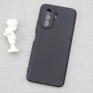 Husa pentru Huawei NOVA Y70, Flippy, Liquid Silicone, cu Microfibra pe interior, Protectie Antisoc, Negru - Img 6
