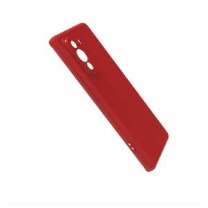 Husa pentru Huawei NOVA Y70, Flippy, Liquid Silicone, cu Microfibra pe interior, Protectie Antisoc, Rosu - Img 2