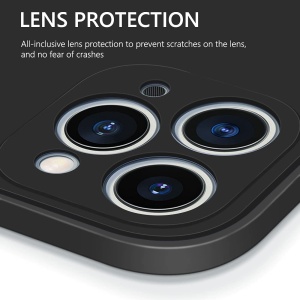 Husa protectie compatibila cu Apple iPhone 11 Pro Max Liquid Silicone Case Negru - Img 2