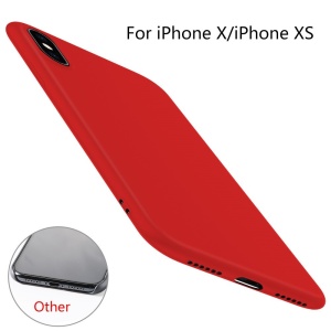 Husa protectie compatibila cu Apple iPhone X/XS Liquid Silicone Case Rosu - Img 11