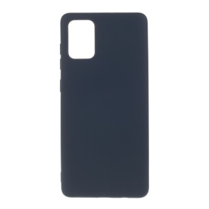 Husa protectie compatibila cu Samsung A71 Liquid Silicone Case Albastru inchis - Img 1