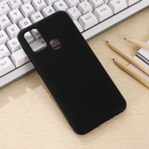 Husa protectie compatibila cu Samsung Galaxy A21S Liquid Silicone Case Negru - Img 5