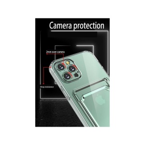 Husa protectie cu suport card compatibila cu Samsung A32 4G Transparent - Img 5
