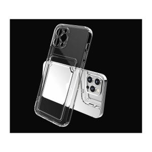 Husa protectie cu suport card compatibila cu Samsung A32 5G Transparent - Img 6