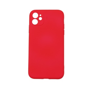 Husa protectie Flippy compatibila cu Apple iPhone 12 Mini Liquid Silicone Case Fuchsia - Img 1