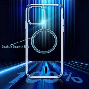 Husa protectie Flippy compatibila cu Apple iPhone 12 Pro Max Mag Safe Silicone Transparent - Img 14