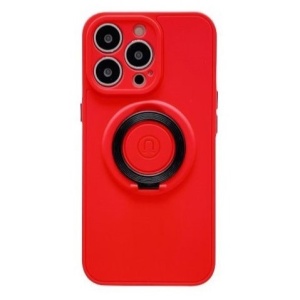 Husa protectie Flippy compatibila cu Apple iPhone 13 Pro Mag Safe Silicone Rosu