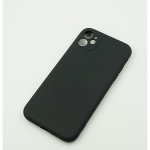 Husa protectie Flippy compatibila cu Huawei P Smart 2021 Liquid Silicone Case Negru - Img 3