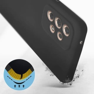 Husa protectie Flippy pentru Samsung A53 5G Liquid Silicone Negru - Img 9