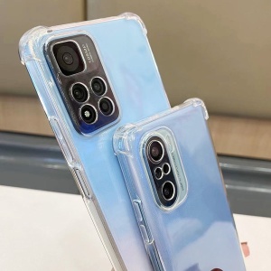 Husa protectie pentru Xiaomi Redmi Note 9 5G, Flippy, TPU, Antisoc, Protectie colturi, Rezistenta la impact, 1.5 mm, Transparenta - Img 4