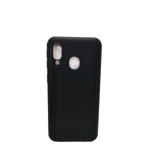 Husa Samsung Galaxy A40 Flippy® Full Cover 360, Negru Folie de protectie - Img 3