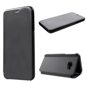 Husa Samsung Galaxy J4 Plus 2018 Flip Cover Oglinda Negru - Img 5