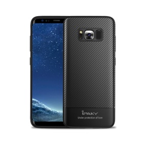 Husa Samsung Galaxy S8 IPAKY Carbon Fiber Negru - Img 11