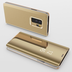Husa Tip Carte, Flippy, Compatibila cu Huawei Mate 10 Lite, Flip Cover Oglinda, Auriu - Img 6