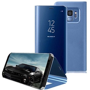Husa Xiaomi Redmi 8A Flip Cover Oglinda Albastru - Img 5