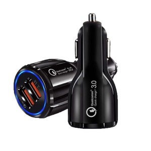 Incarcator Auto, Flippy, Pentru Bricheta, Incarcare Rapida, Interfata USB, 12V-24V, Negru - Img 6