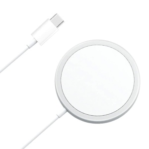 Incarcator Magnetic Wireless cu tehnologie Magsafe 15W compatibil Apple iPhone cu incarcare rapida pentru 12/12 Pro/12 - Img 1