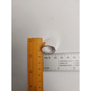 Inel Argint 925 Cilindric, Jolie Silver, 4.8g, 2.5 cm x 1.8 cm,M 56 - Img 2