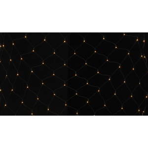 Instalatie Craciun tip plasa, cu transformator 31V, 1.5 m x 1.5 m, Alb Cald, 120 LED-uri V5, 8 jocuri de lumini, fir verde, Flippy - Img 6