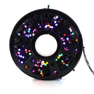 Instalatie de Craciun Liniara Yoto, 50 m, 1 m Prelungitor 220V, 498 LED, 8 Jocuri de Lumini, Controler, Fir Negru, Utilizare Interior/Exterior, Protectie anti-inghet, Fir Cupru, Multicolor - Img 6