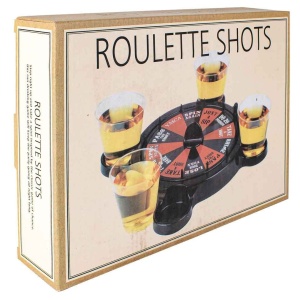 Joc de Baut Ruleta cu Pahare de Shot Flippy, 15 x 16.5 cm, Rosu/Negru - Img 5