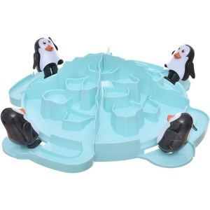 Joc Interactiv pentru Copii, Flippy, Batalia Pinguinilor, 3 ani+, Tabla de Joc, Figurine Pinguini, Mingi, Multicolor - Img 8