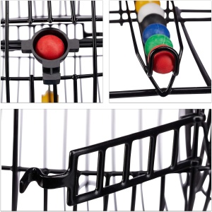 Joc Mini Loterie Flippy, Bingo, cu Pahare de Shot din Sticla, 20 x 20 x 19 cm, 48 Bile, Negru - Img 10