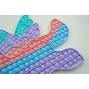 Jucarie antistres din silicon Flippy, Pop it Now and Flip It ,Unicorn cu aripi ,Curcubeu - Img 3