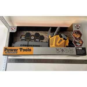 Jucarie Fierastrau Electric pentru Copii, Flippy, cu Sunete și Lumini, Joc de Rol Interactiv, +3 Ani, 43 x 10 x 18.5 cm, Portocaliu - Img 7