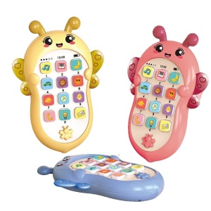 Jucarie Interactiva, Flippy, Telefon Inteligent, Model Albinuta, Functii Educative, Muzicale si Voce, 4-6 ani, 19 x 11.5 cm, din Plastic, Multicolor - Img 1